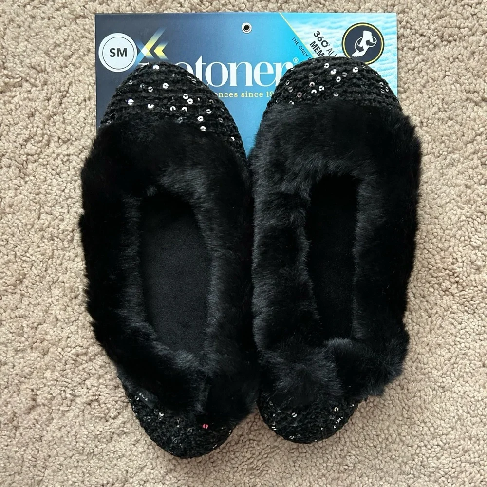 🆕 Isotoner Black Ballerina Slippers